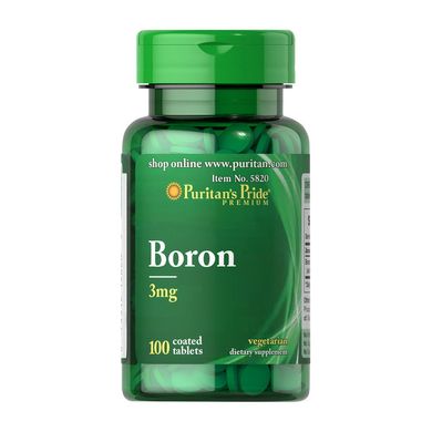 Бор Puritan's Pride Boron 3 mg 100 таб