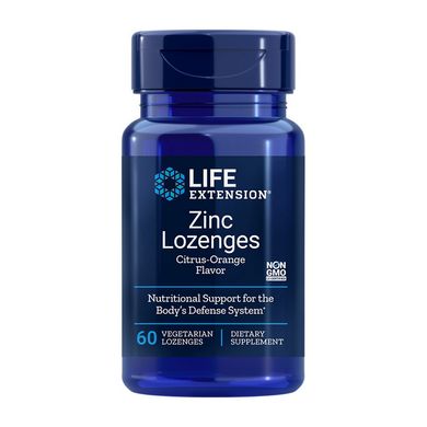 Цинк Life Extension Zinc Lozenges 60 цукерок