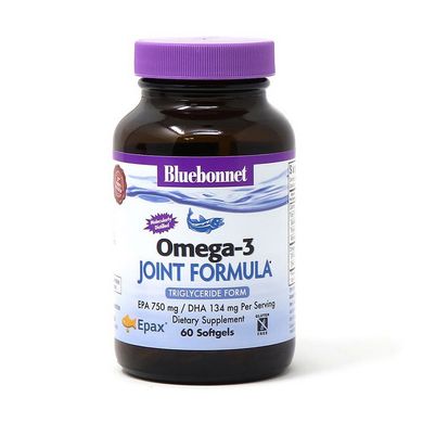 Омега 3 Bluebonnet Nutrition Omega-3 Joint Formula 60 капсул