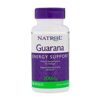 Гуарана екстракт Natrol Guarana 90 капс