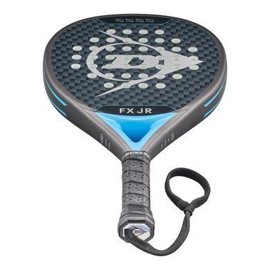 Ракетка для паделю DUNLOP FX JUNIOR GUN METAL/CYAN/METALLIC SILVER
