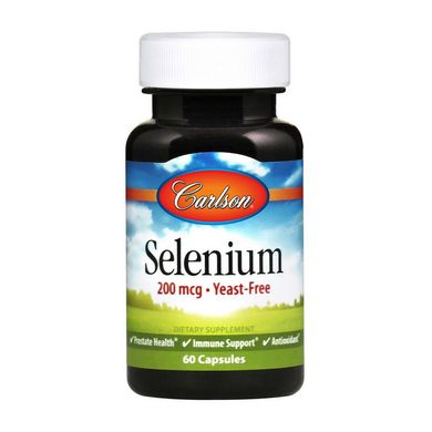 Селен Carlson Labs Selenium 200 mcg 60 капс селениум