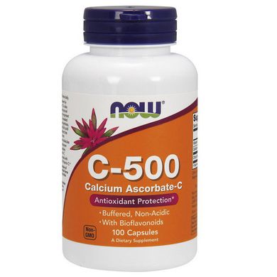 Витамин C Now Foods Vitamin C-500 Calcium Ascorbate-C (250 капс)