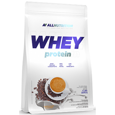 Сироватковий протеїн концентрат AllNutrition Whey Protein 2200 г Capuccino