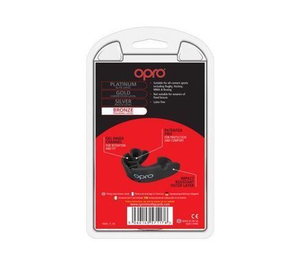 Капа OPRO Junior Bronze Black (art.002185001)