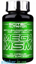 Метилсульфонилметан МСМ Scitec Nutrition Mega MSM 100 капс