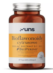 Цитрусовые биофлавоноиды + Биоперин UNS Bioflawonoidy Cytrusowe+Bioperine 60 капсул