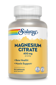 Магній Solaray Magnesium Citrate 400 mg 90 капсул