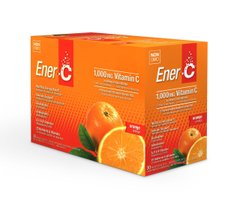Вітамінний Напій для Підвищення імунітету, Смак Апельсину, Vitamin C, Ener-C, 30 пакетиків