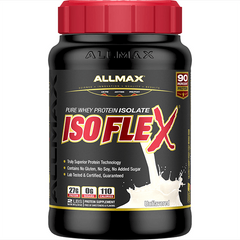 Сироватковий протеїн ізолят AllMax Nutrition Isoflex 907 грам Без смаку