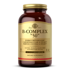 Вітамінний B-Комплекс, B-Complex "50", Solgar, 250 капсул