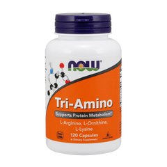 Комплекс амінокислот Now Foods Tri-Amino 120 капс