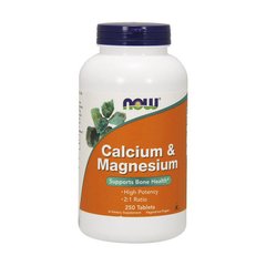 Кальций магний Now Foods Calcium & Magnesium (250 таб)