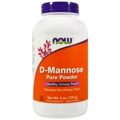 D-Манноза, D-Mannose, NOW, порошок 170 гр.