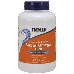Омега 3 Now Foods Super Omega EPA 120 капс рыбий жир