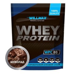 Сироватковий протеїн концентрат Willmax Whey Protein 80 920 грам Шоколад