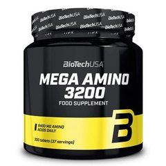 Комплекс аминокислот BioTech Mega Amino 3200 300 таб мега амино