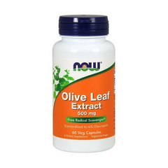 Экстракт из листьев оливкового дерева Now Foods Olive Leaf Extract 500 mg (60 капс)
