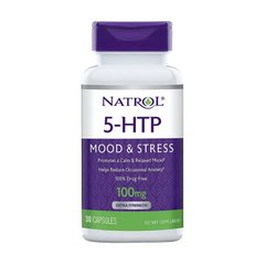 5-гидрокситриптофан Natrol 5-HTP 100 мг (30 капсул) натрол