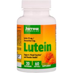 Лютеин Jarrow Formulas Lutein 20 mg (60 капс) джарроу формула