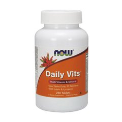 Комплекс вітамінів Now Foods Daily Vits (250 таб) дейлі віт