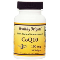 Коэнзим Q10 Healthy Origins CoQ10 100 mg (30 капс) хелси ориджинс