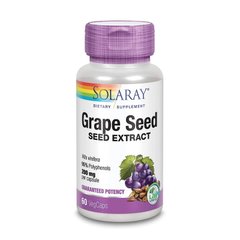 Экстракт виноградных косточек Solaray Grape Seed Extract 200 mg 60 вег. капсул