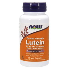 Лютеин Now Foods Lutein 20 mg 90 капсул