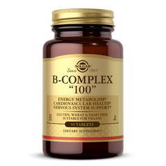 Комплекс витаминов группы Б Solgar B-Complex "100" (50 табл)