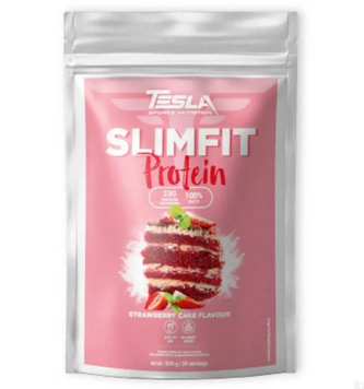 Сывороточный протеин концентрат Tesla Slimfit Protein 900 г Strawberry