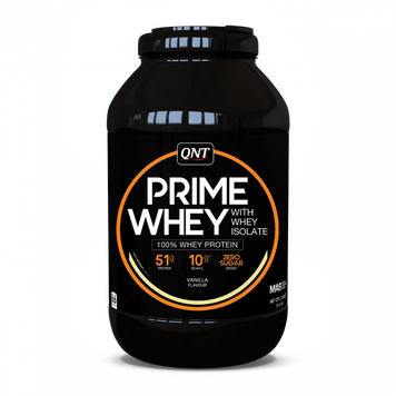 Сироватковий протеїн ізолят QNT Prime Whey 2000 грамм vanilla