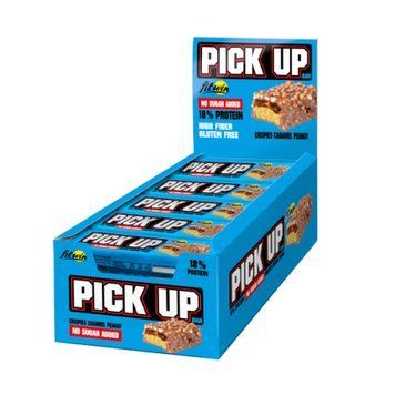 Протеїновий батончик FitWin PickUp Crispies 20x45 г Caramel Peanut