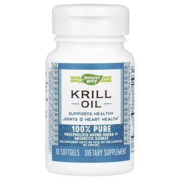 Жир криля, Krill Oil, Nature's Way, 30 гелевих капсул