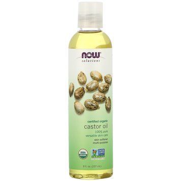 Касторова олія Now Foods Organic Castor Oil 237 мл