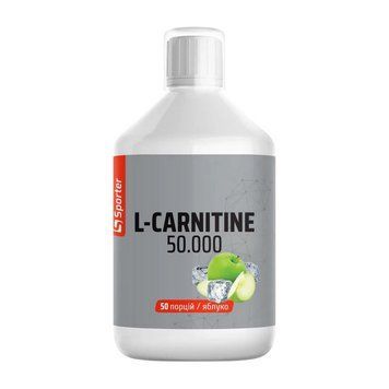 Жидкий L-Карнитин Sporter L-Carnitine 50.000 Liquid 500 мл Apple