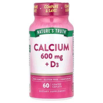 Кальций + витамин D3, Calcium + D3, Nature's Truth, 60 каплет