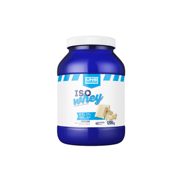 Сироватковий протеїн ізолят UNS Iso Whey 1200 г White Chocolate