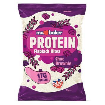 Протеїновий батончик Ma Baker Protein Flapjack Bites 75 г choc brownie