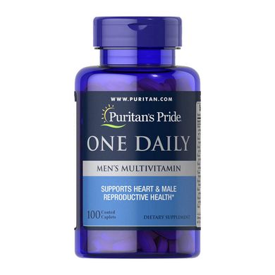 Вітаміни для чоловіків Puritan's Pride One Daily Men's Multivitamin (100 капс) мультивітамін