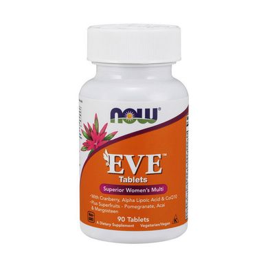 Витамины для женщин Now Foods EVE (90 таб) ева