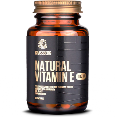 Вітамін Е Grassberg Natural Vitamin E 400 IU 268 mg 60 капсул