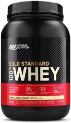 Сироватковий протеїн ізолят Optimum Nutrition 100% Whey Gold Standard 900 г vanilla ice cream