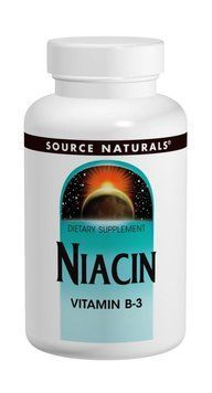 Ніацин (В3) 100мг, Source Naturals, 250 таблеток