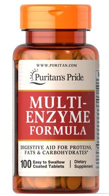 Ферменты энзимы Puritan's Pride Multi Enzyme 100 табл