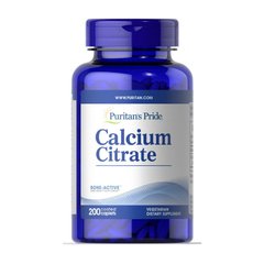 Кальций цитрат Puritan's Pride Calcium Citrate 200 капс пеританс прайд