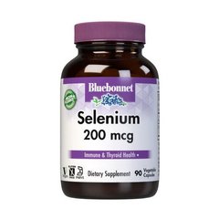 Селен Bluebonnet Nutrition Selenium 200 mcg 90 капсул