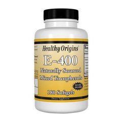 Витамин Е Healthy Origins Vitamin E-400 (180 капс) хелси ориджинс