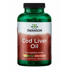 Масло печени трески Swanson Cod Liver Oil 700 mg 250 капсул