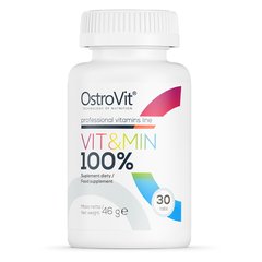 Комплекс витаминов и минералов OstroVit Vit&Min 30 таблеток