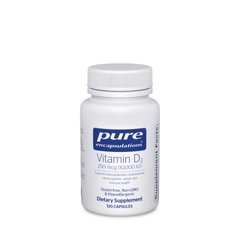 Вітамін Д3 Pure Encapsulations (Vitamin D3) 10000 МО 120 капсул